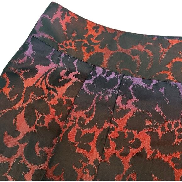 Lane Bryant Skirt Plus Size 28 4X A-Line Satin Black Witch Goth Skater Grunge - Picture 3 of 11